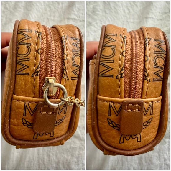 👑✅PRICE FIRM✅AUTHENTIC RARE MCM Visetos Wallet Key Pouch - Picture 7 of 17